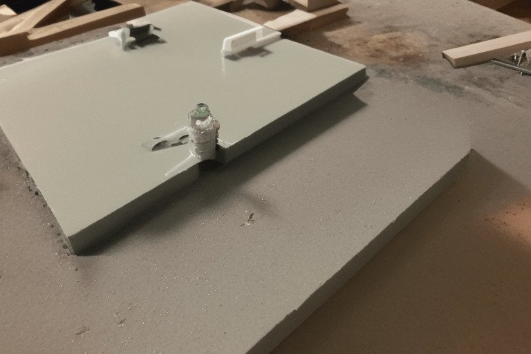 how to insert eye-screw into resin?
