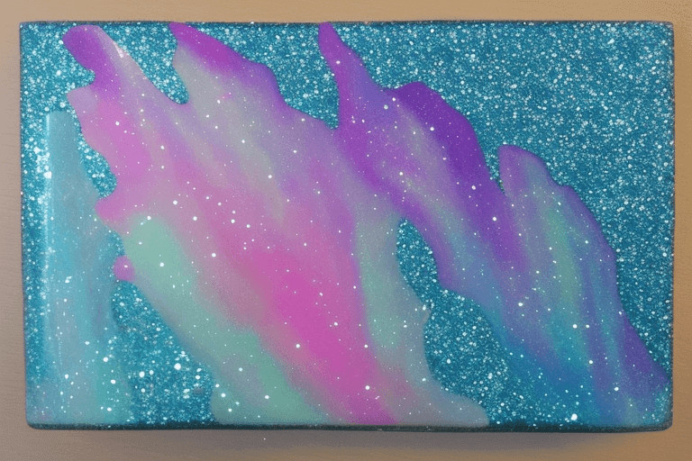 Can you add glitter to resin