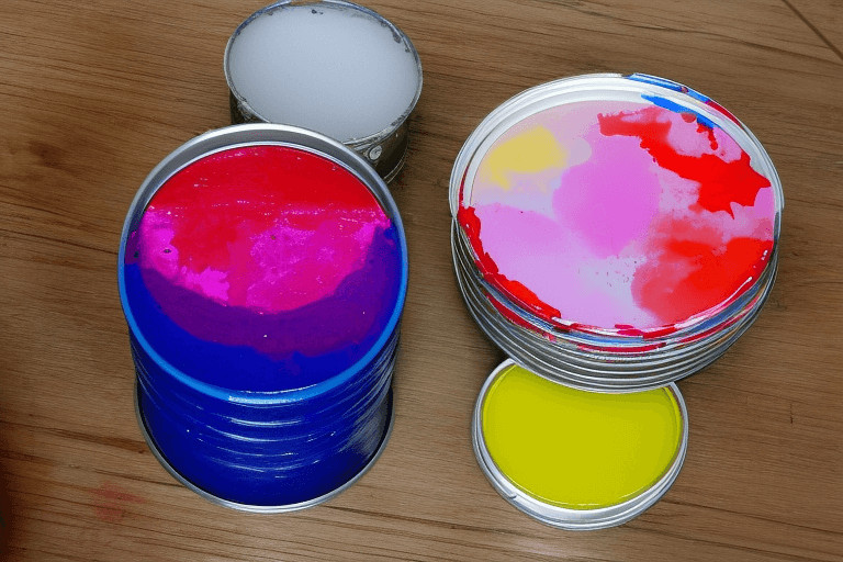 What kind of paint can you use in resin?
