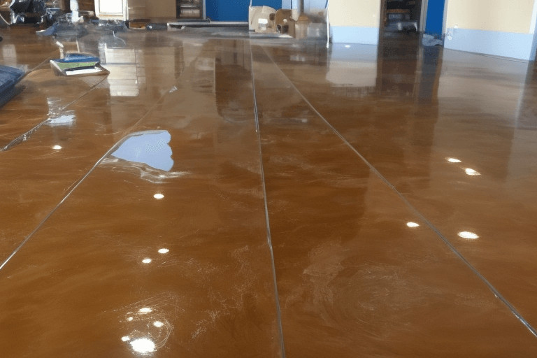 Can you put clear coat over epoxy paint?