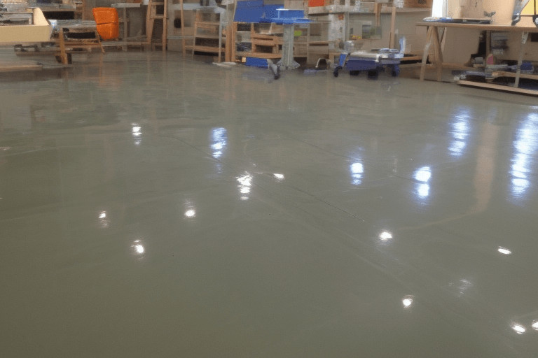 What can I use to clean my epoxy floor?