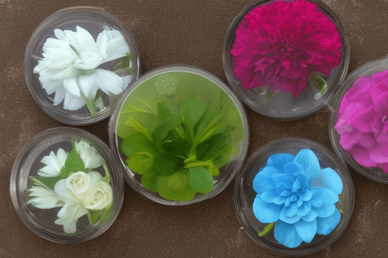 What do you seal flowers with?