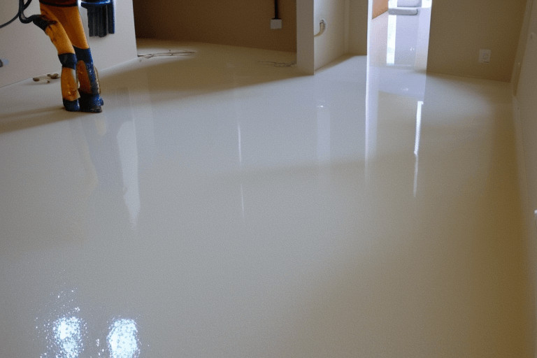 Can I epoxy my shower floor?