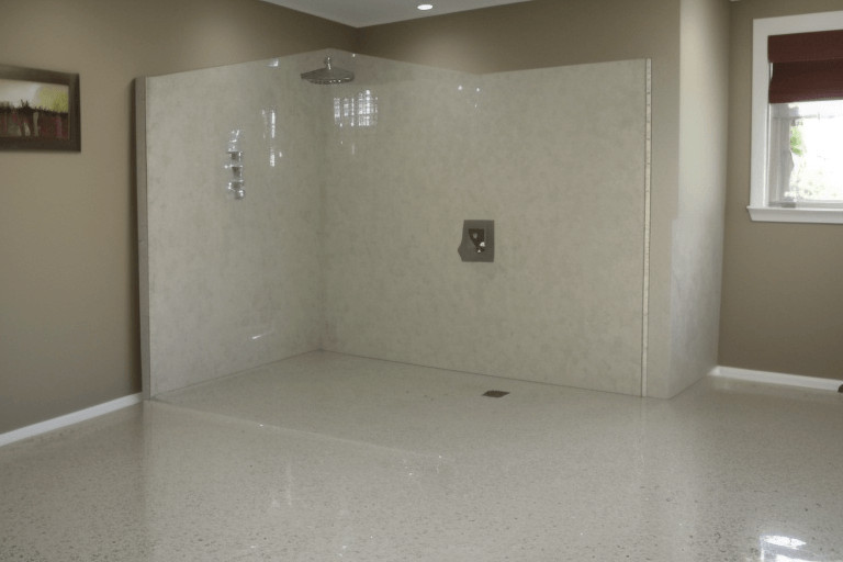 Can you use garage floor epoxy on shower floor?