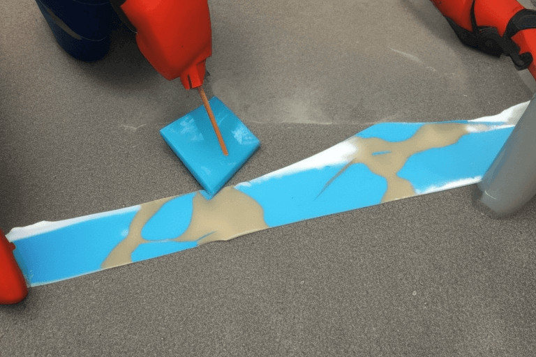 does epoxy stick to duct tape