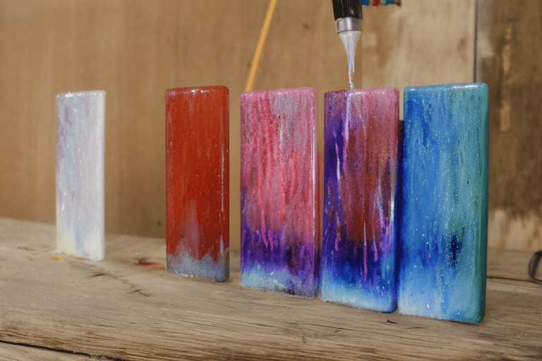 How Do You Fill Wood With Colored Epoxy