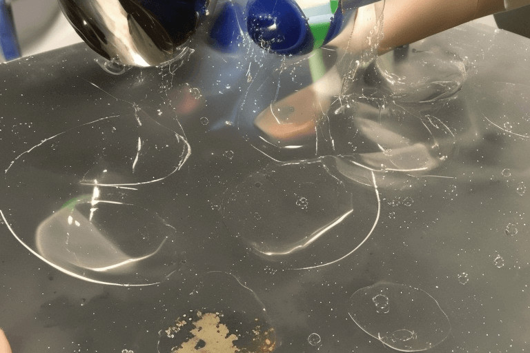 How do you glue epoxy resin?