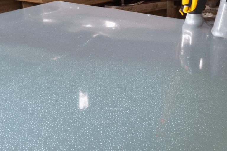 How do you make resin shiny
