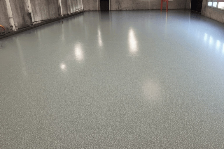 What do you clean concrete with before epoxy?