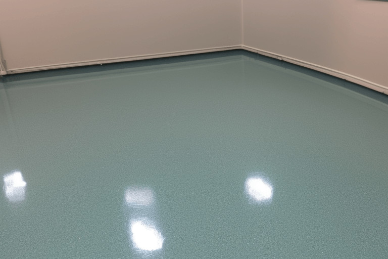 How do I get the shine back on my epoxy floor? 