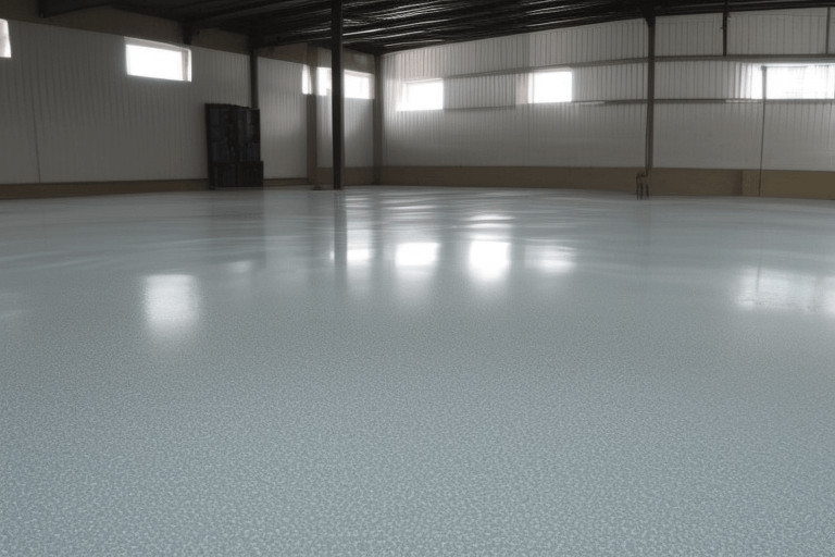 How do you prepare a concrete floor for epoxy coating