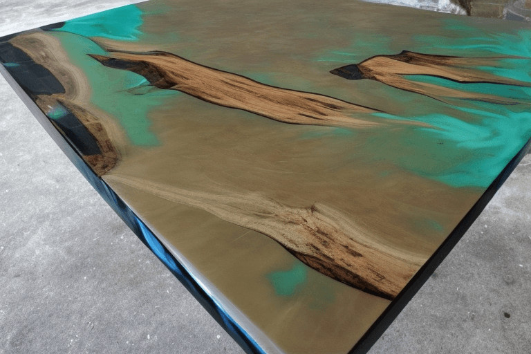 How do you fix a cracked epoxy resin table top