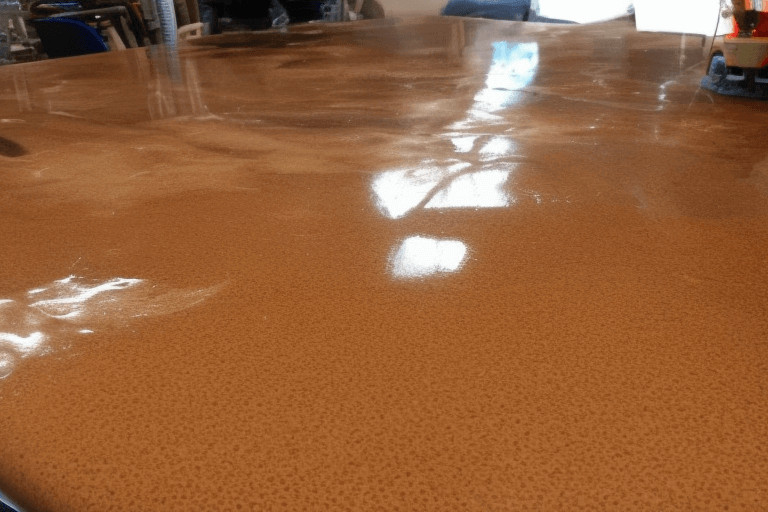 Does epoxy stain easily