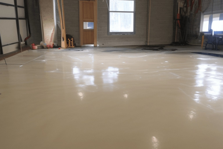 Can you put an epoxy floor over plywood