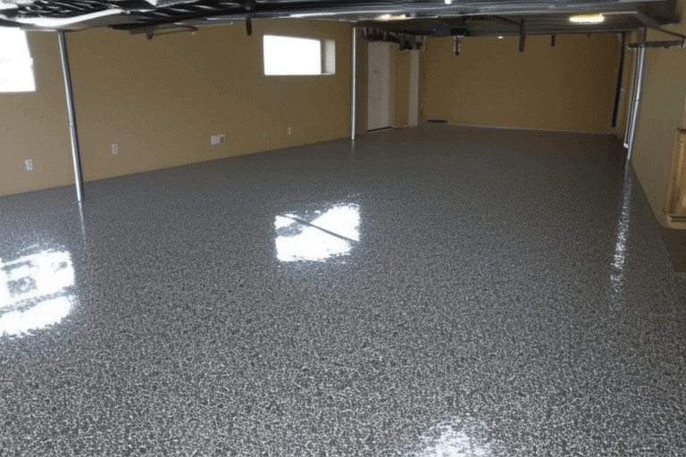 What can I use to clean my epoxy garage floor