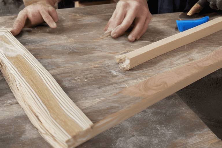 How do you prepare wood for epoxy