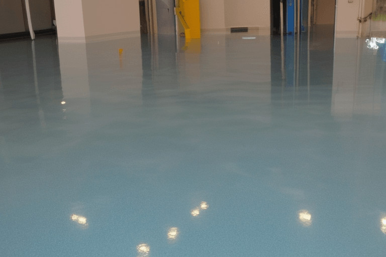 How do I get the shine back on my epoxy floor