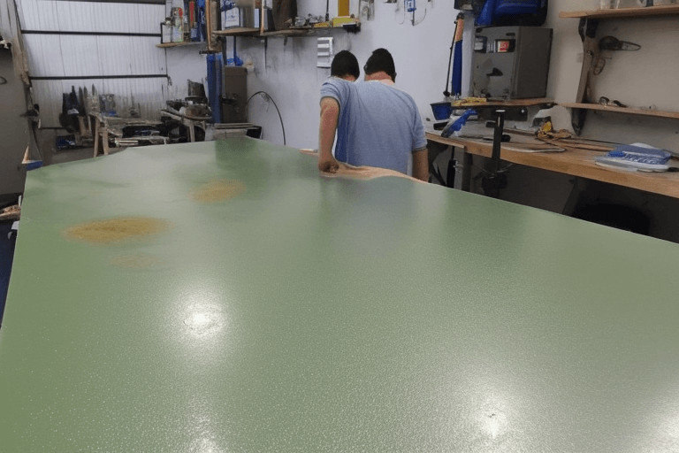 Can epoxy cover holes