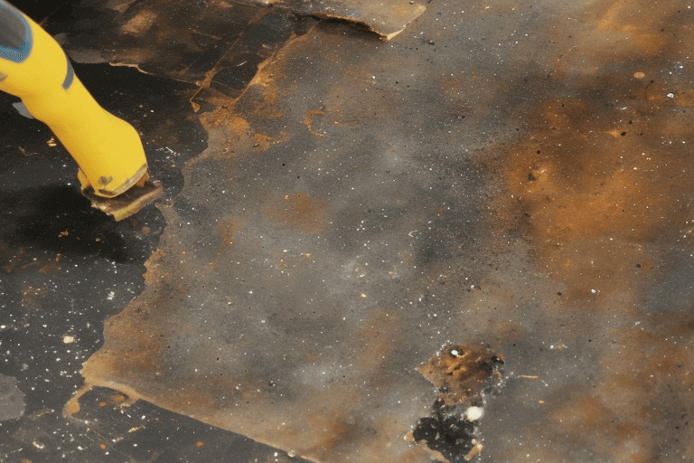 How do you fix a burnt epoxy?