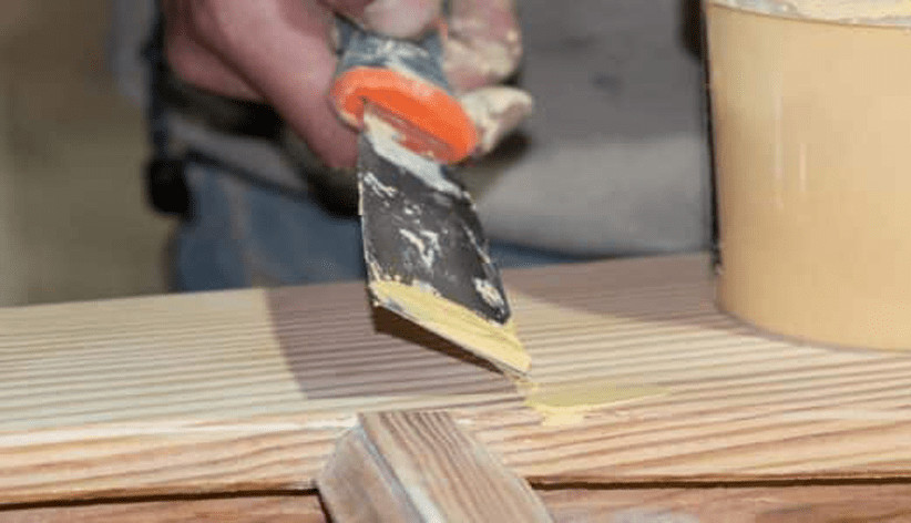 can wood filler get rained on?