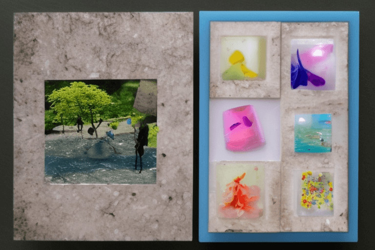 Can you put paper photos in resin
