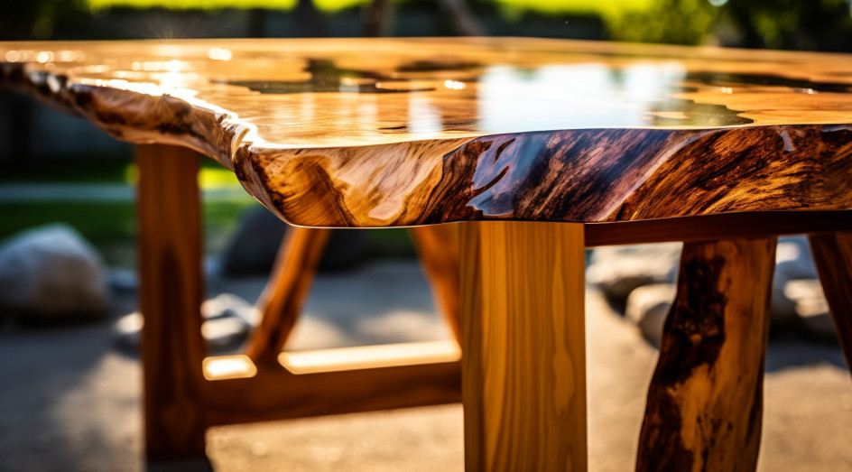 A beautiful wooden table