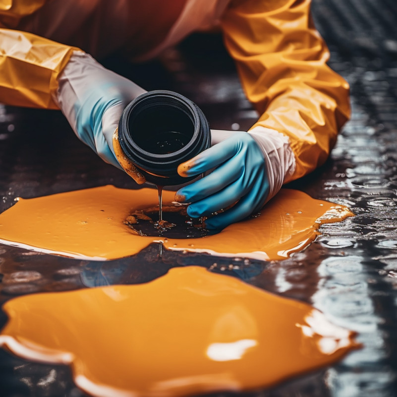 Epoxy Resin Spill Cleanup