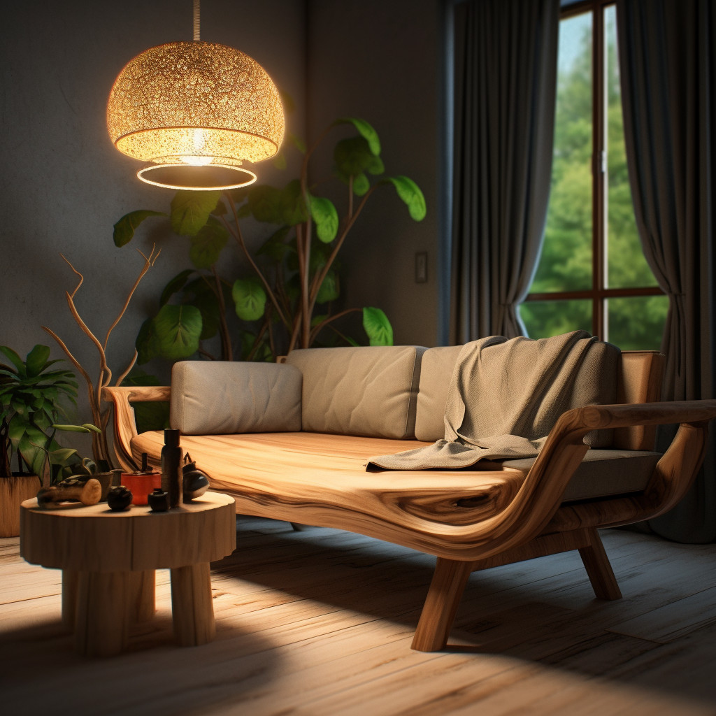 How to create and choose organic furniture with your own hands
