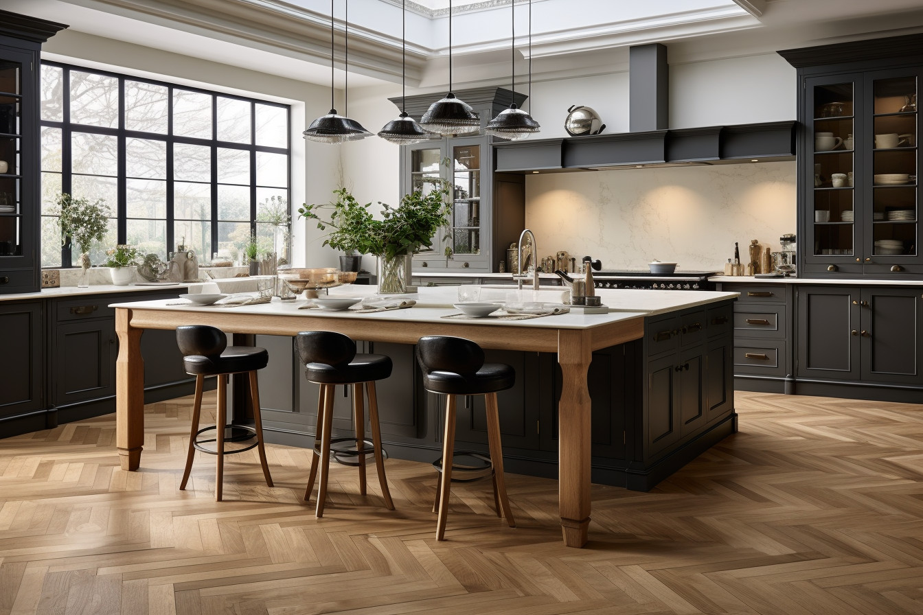 Elegant Peninsula Kitchen