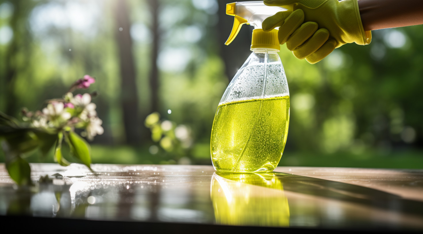 DIY Cleaning Solutions in Action